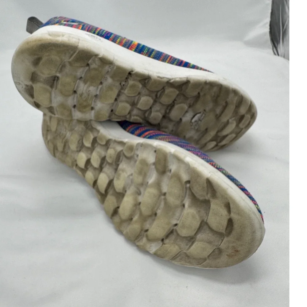 Skechers GOwalk Max Womens 9 Rainbow Space Dye Slip On Sneakers 15615